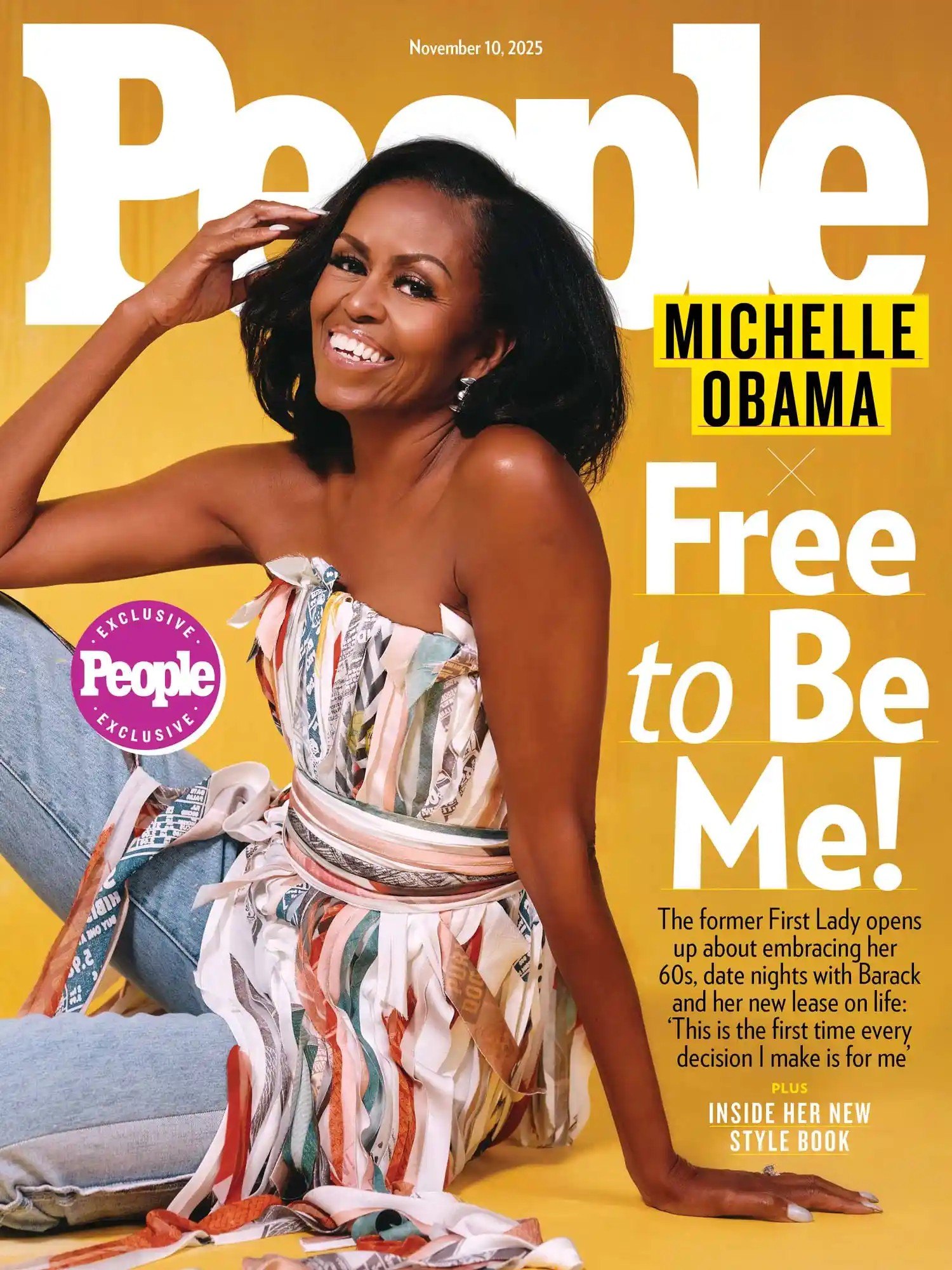 Michelle Obama Details How She and Barack Kept Romance Alive in White House—and Lifts the Lid on Their At-Home Date Nights 1 Michelle Obama on the cover of People