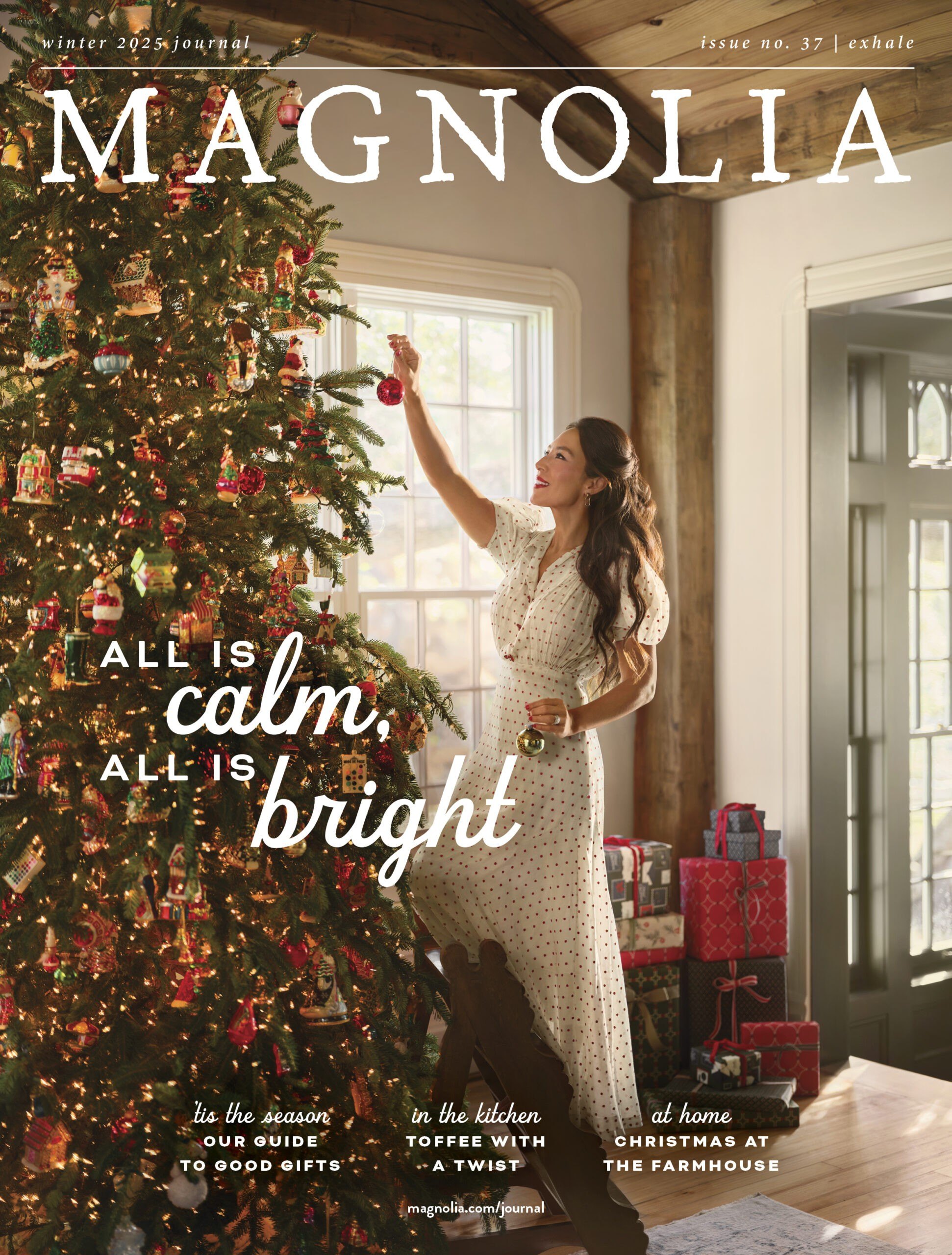 Joanna Gaines holiday magazine cover