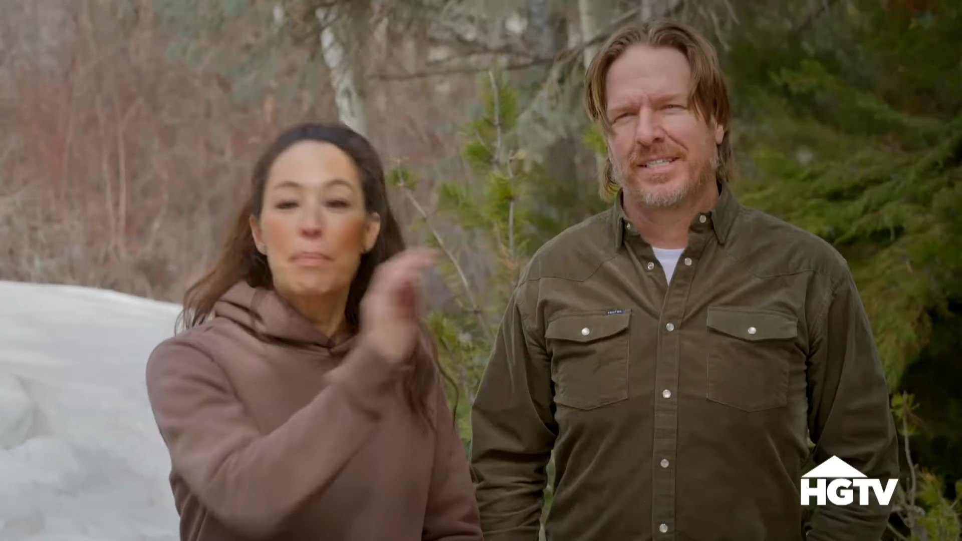 Chip and Joanna Gaines Have a Terrifying Encounter With a Bear While Working on Their Colorado Mountain House